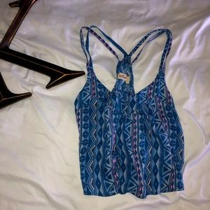 Hollister Tank Top Crop Top Flowy